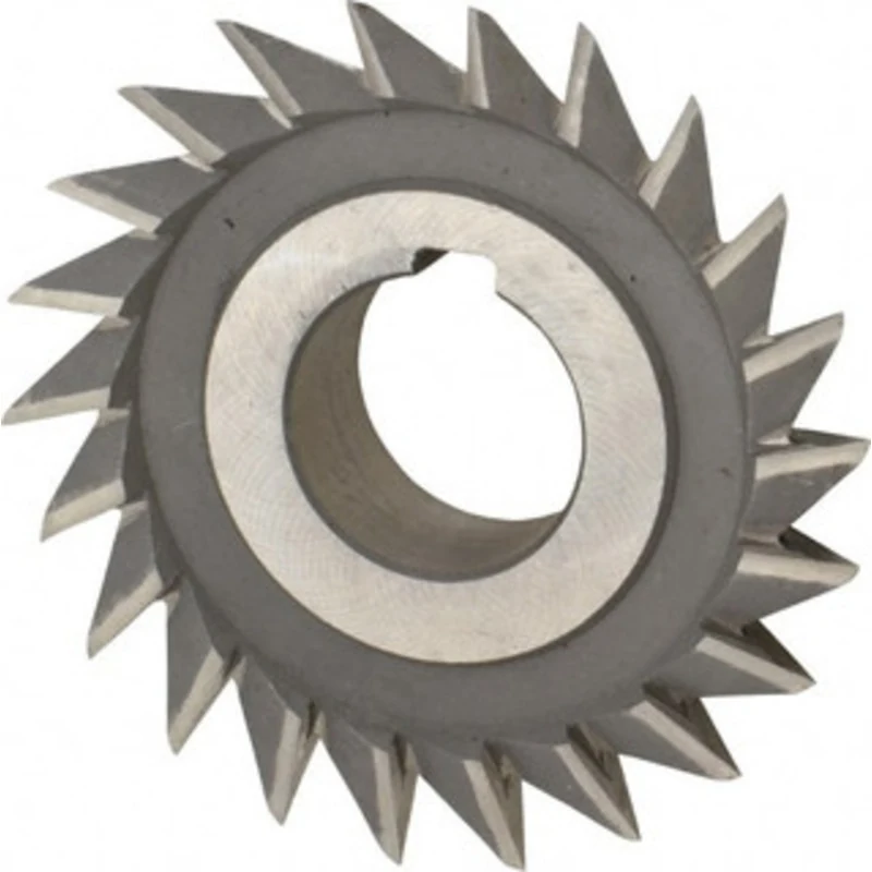 Value Collection 3 x 3/4 45 High Speed Steel Single-Angle Cutter Oxide Finish, Right Hand Cut, 1 Arbor Hole Diam, Arb...